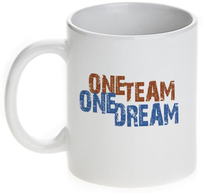 63% OFF on Mugwala One Team One Dream motivational Ceramic Mug 350 ml 63% OFF on Mugwala One Team One Dream motivational Ceramic Mug 350 ml