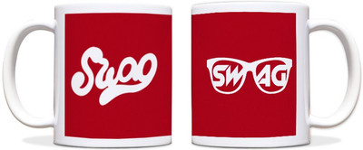 60% OFF on ShopMantra Swag Goggle Red Black Ceramic Mug 300 ml 60% OFF on ShopMantra Swag Goggle Red Black Ceramic Mug 300 ml