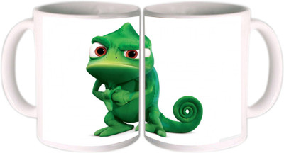 62% OFF on Shopkeeda Tangled Chameleon Ceramic Mug 350 ml