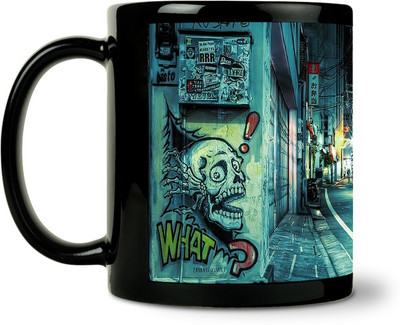 36% OFF on ShopMantra Painted Street Ceramic Mug 300 ml