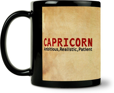 40% OFF on ShopMantra Zodiac Capricorn Ceramic Mug 300 ml 40% OFF on ShopMantra Zodiac Capricorn Ceramic Mug 300 ml