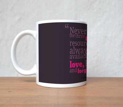 60% OFF on StyBuzz Never Powerfull Love Porcelain Mug 300 ml 60% OFF on StyBuzz Never Powerfull Love Porcelain Mug 300 ml