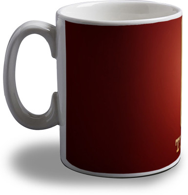 15% OFF on Artifa Time To Play Cards Porcelain, Ceramic Mug 350 ml