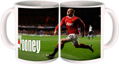 25% OFF on Shopkeeda FIFA 2014 Wayne Rooney On Field Ceramic Mug 350 ml