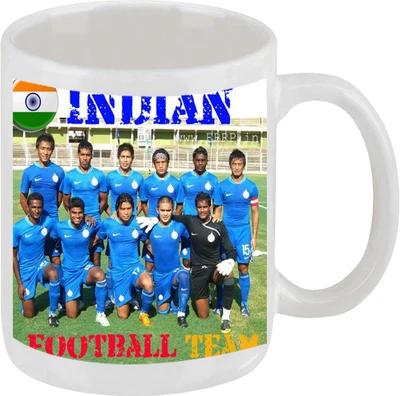 28% OFF on Ellicon E141 Indian Football Team Ceramic Mug 325 ml