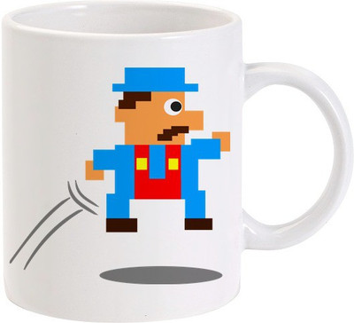 40% OFF on Lolprint Jumping Pixel Guy Ceramic Mug 325 ml 40% OFF on Lolprint Jumping Pixel Guy Ceramic Mug 325 ml