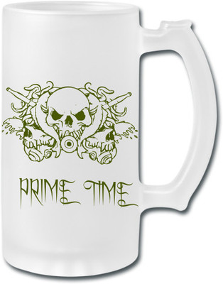 53% OFF on Printland Skull Glass Mug 500 ml