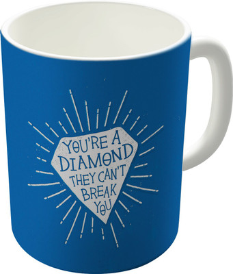80% OFF on The Fappy Store Strong Like Diamond Ceramic Mug 300 ml