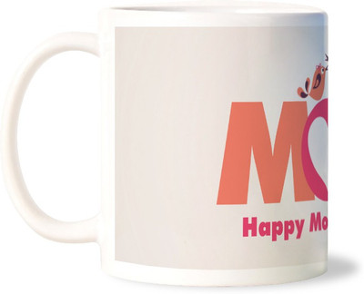 50% OFF on Lovely Collection Mom Happy Mothers Day Porcelain Mug 325 ml