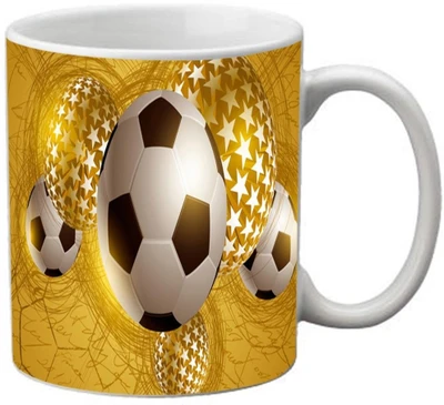 46% OFF on meSleep Football-02 Ceramic Mug
