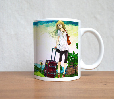 60% OFF on StyBuzz Move on With Life Cute Girl Ceramic Mug 300 ml 60% OFF on StyBuzz Move on With Life Cute Girl Ceramic Mug 300 ml