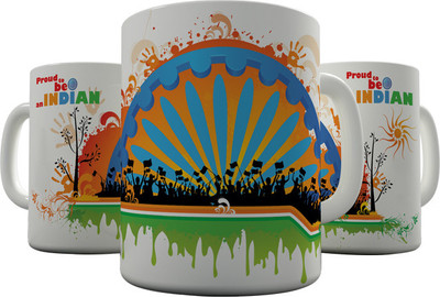 64% OFF on Shaildha Republic-004 Ceramic Mug 350 ml