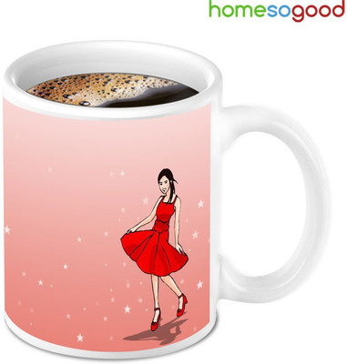 41% OFF on Home So Good Cute Girl Coffee Ceramic Mug 280 ml 41% OFF on Home So Good Cute Girl Coffee Ceramic Mug 280 ml
