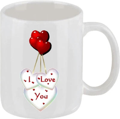 16% OFF on Ellicon 225 I Love You Ceramic Mug