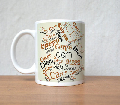 60% OFF on StyBuzz Carpe Diem Typography Porcelain Mug 300 ml 60% OFF on StyBuzz Carpe Diem Typography Porcelain Mug 300 ml
