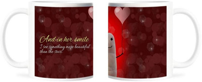50% OFF on Refeel Gifts For Her Smile Ceramic Mug 325 ml 50% OFF on Refeel Gifts For Her Smile Ceramic Mug 325 ml