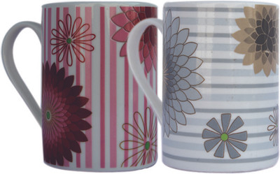 9% OFF on Rosa Italiano Bonechina Bone China Mug Pack of 2 9% OFF on Rosa Italiano Bonechina Bone China Mug Pack of 2