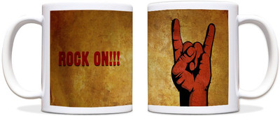 65% OFF on ShopMantra Rock on Black Ceramic Mug 300 ml 65% OFF on ShopMantra Rock on Black Ceramic Mug 300 ml
