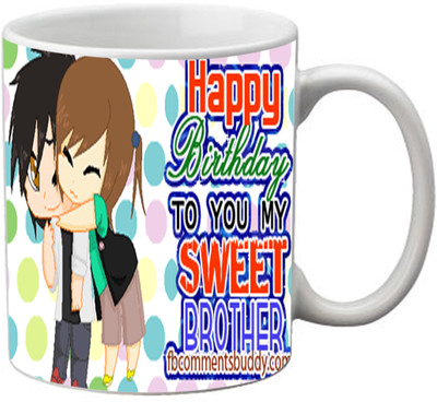 81% OFF on StyleNcomfort Happy Birthday To My Brother Ceramic Mug 320 ml 81% OFF on StyleNcomfort Happy Birthday To My Brother Ceramic Mug 320 ml