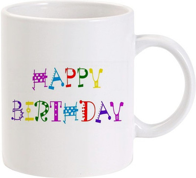 40% OFF on Lolprint 012 Happy Birthday Ceramic Mug 325 ml 40% OFF on Lolprint 012 Happy Birthday Ceramic Mug 325 ml
