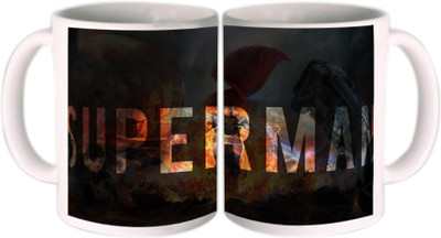 25% OFF on Shopkeeda Cool Super Man Ceramic Mug 350 ml