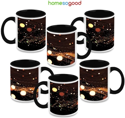 41% OFF on HomeSoGood A Perfect Night View Ceramic Mug 325 ml, Pack of 6 41% OFF on HomeSoGood A Perfect Night View Ceramic Mug 325 ml, Pack of 6