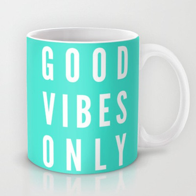 41% OFF on Astrode Good Vibes Only Ceramic Mug 325 ml