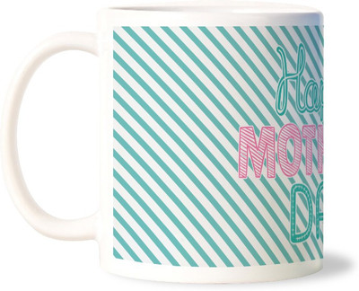 50% OFF on Lovely Collection Happy Mothers Day Designer Porcelain Mug 325 ml