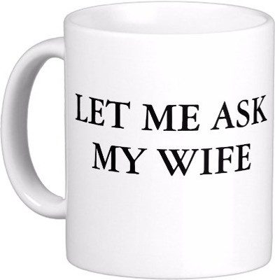 44% OFF on Exoctic Silver Shaadi Ke Side Effects: Mega Series C002 Ceramic Mug 300 ml