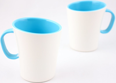 4% OFF on Hi Luxe Ivory Melamine 42249 Ivory - Blue Melamine Mug Pack of 2