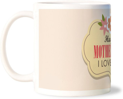 50% OFF on Lovely Collection Happy Mothers Day Luv U Mom Porcelain Mug 325 ml 50% OFF on Lovely Collection Happy Mothers Day Luv U Mom Porcelain Mug 325 ml