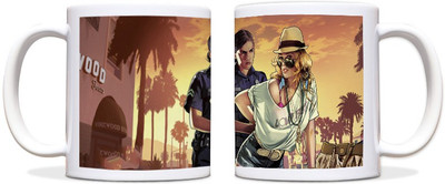 60% OFF on ShopMantra GTA Girl Black Ceramic Mug 300 ml 60% OFF on ShopMantra GTA Girl Black Ceramic Mug 300 ml