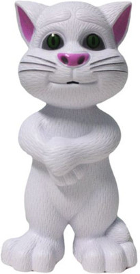 Scrazy White Small Musical Talking Tom Toy (White)