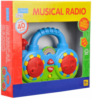 10% OFF on Megcos Carry-Along Musical Radio ? Fun Toy with Lights and Sounds Multicolor 10% OFF on Megcos Carry-Along Musical Radio ? Fun Toy with Lights and Sounds Multicolor