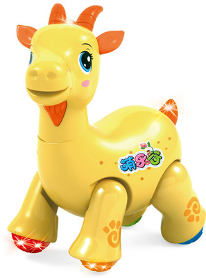 Mitashi Skykidz Dancing Pet Musical Toy - Goat (Yellow)