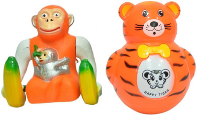 New Pinch Combo Of Musical Monkey And Roly Poly For Kids (Multicolor)