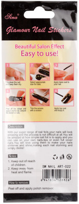 40% OFF on Nail Sina Glamour Nail Stickers SM NAIL ART-022 White 40% OFF on Nail Sina Glamour Nail Stickers SM NAIL ART-022 White