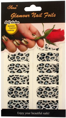 40% OFF on Nail Sina Glamour Nail Foils Self Sticker GNF 212 Multicolor