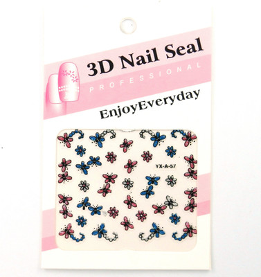 SPM Nail Art Pasting Stickers 3d For Girls Multicolor SPM Nail Art Pasting Stickers 3d For Girls Multicolor