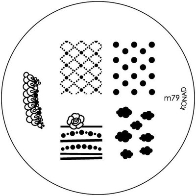 25% OFF on Konad Stamping Image Plate M79 Silver