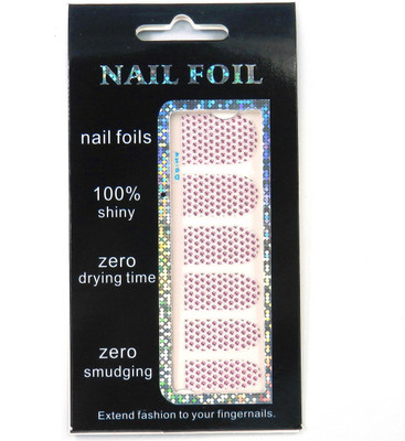 85% OFF on SPM Nail Art Foil Sticker For Girls12 pieces Multicolor