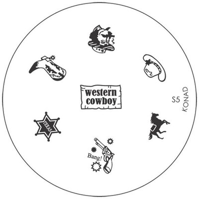 Konad Stamping Image Plate S05 Silver