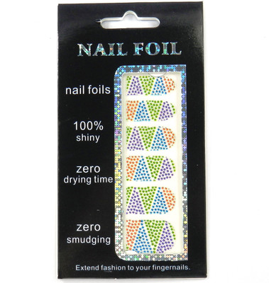 SPM Nail Art Foil Sticker For Women Multicolor