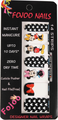 60% OFF on Fojoo Minnie & Micky Designer Nail Wraps MultiColor 60% OFF on Fojoo Minnie & Micky Designer Nail Wraps MultiColor