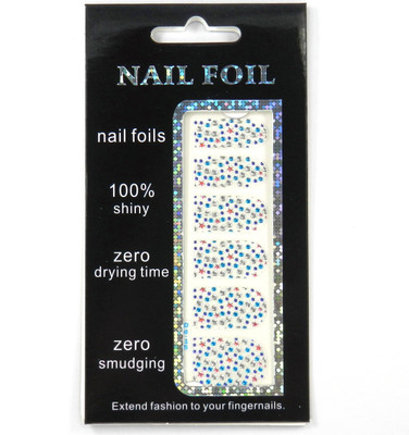 80% OFF on SPM Nail Art Foil Sticker For Girls Multicolor