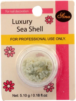 40% OFF on Nail Sina Luxury Sea Shell for Pearl Light Green Nail Decoration SHL 2 Green