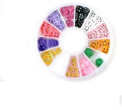 10% OFF on Atanands Fimo Smileys Polymer Clay Nail Art Canes White