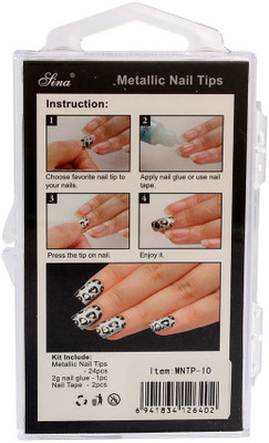 40% OFF on Nail Sina Metallic Nail Tips MNTP 10 Blue 40% OFF on Nail Sina Metallic Nail Tips MNTP 10 Blue