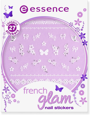 Essence French Glam Nail Stickers 04-72616 White Essence French Glam Nail Stickers 04-72616 White