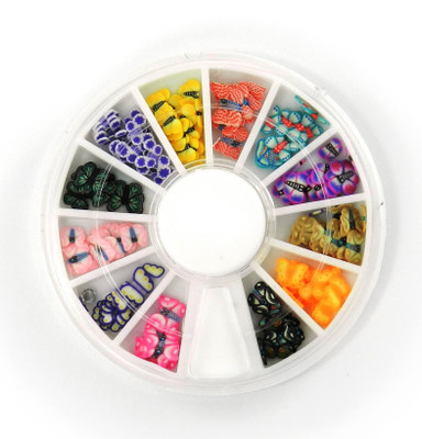 SPM Nail Art Butterfly Pastings Multicolor SPM Nail Art Butterfly Pastings Multicolor